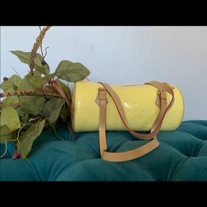 Arcadia yellow cylinder bag